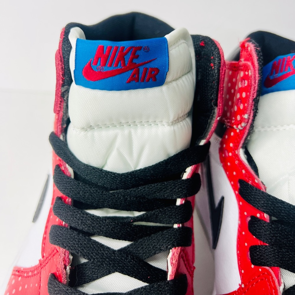 Nike Jordan 1 Retro High Spider-Man Origin Story Sneakers 575441-027 Sz 7 NEW - Picture 5 of 9